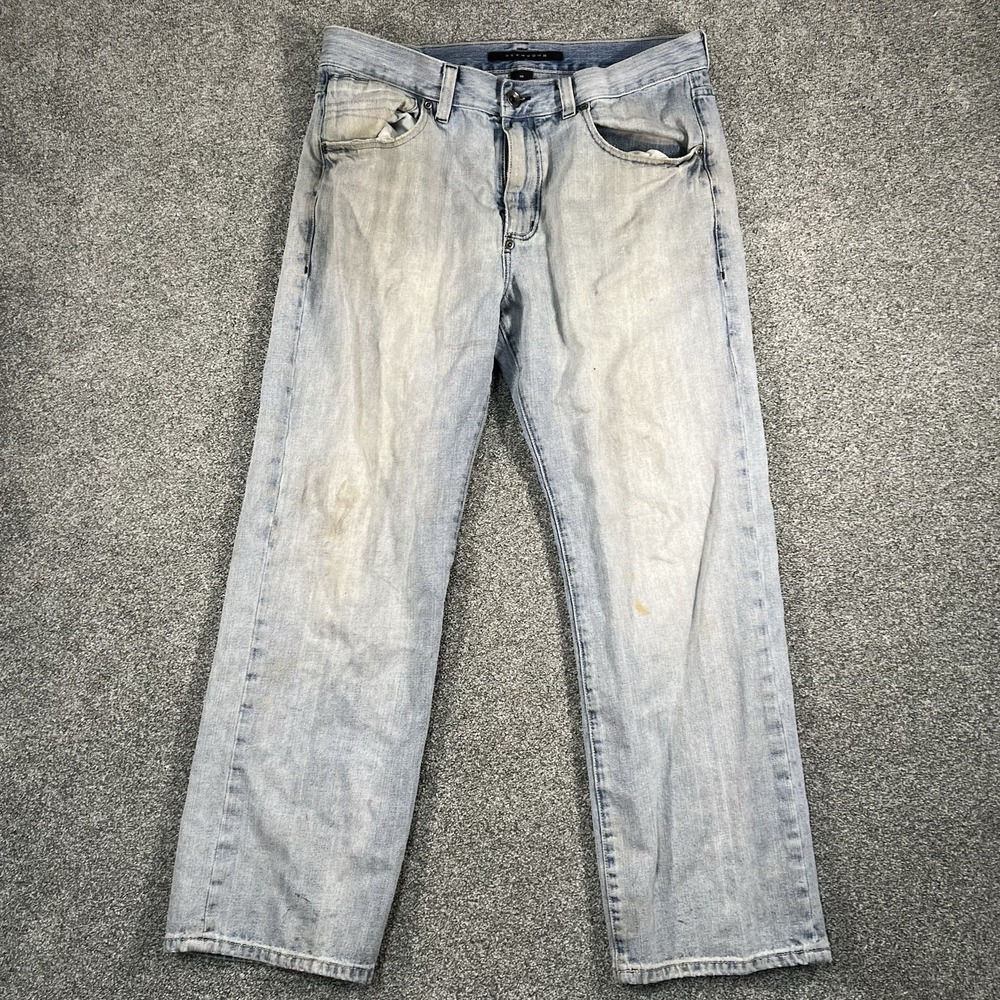 Sean John Mens 36 Jeans Light Wash Denim Straight Leg Hip Hop Y2K 36x30